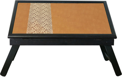 

10 am Gold table Engineered Wood Study Table(Free Standing, Finish Color - Black)