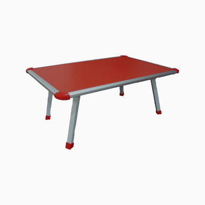 

Muren Durable And Portable Kids Use Anywhere Table - Rectangle Solid Wood Study Table(Free Standing, Finish Color - Red)