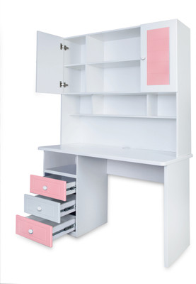 Alex Daisy French Engineered Wood Study Table(Free Standing, Finish Color - Blue)