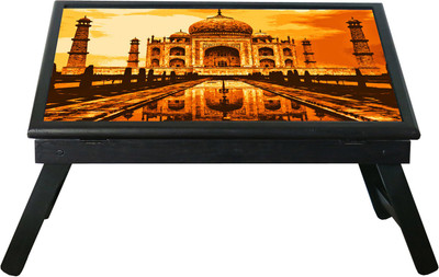 

10 am Taj Table Orange Engineered Wood Study Table(Free Standing, Finish Color - Black)