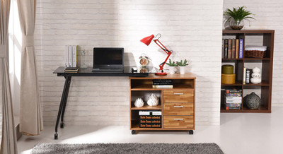 

Urban Ladder Niccol Adjustable Engineered Wood Study Table(Free Standing, Finish Color - Golden Oak)