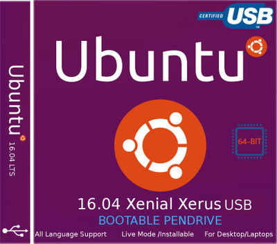 Ubuntu USB 16.04 Bootable 64 bit
