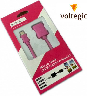 Voltegic ™ Standard Host female USB to male Micro Cord Adapter OTG Cable(Mobile, Laptop, Tablet, Mp3, Gaming Device, Black) Flipkart