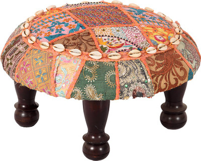 

Wood Dekor Solid Wood Standard Ottoman(Finish Color - Brown)