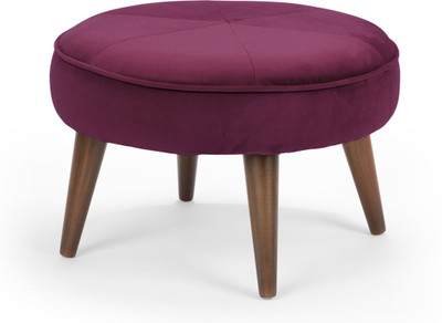 

Stoa Paris Solid Wood Pouf(Finish Color - Purple)
