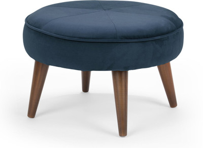 

Stoa Paris Solid Wood Pouf(Finish Color - Blue)