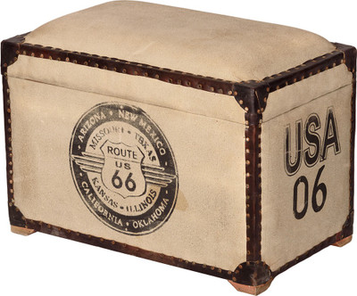 

Induscraft Solid Wood Standard Ottoman(Finish Color - Beige)