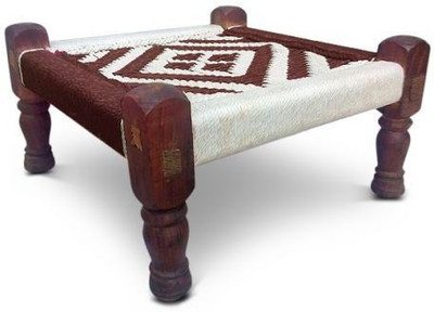 

Colorwood Solid Wood Cube Ottoman(Finish Color - Matte walnet)