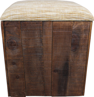 

InLiving Solid Wood Pouf(Finish Color - Walnut)