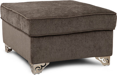 

ARRA Solid Wood Pouf(Finish Color - Grey)