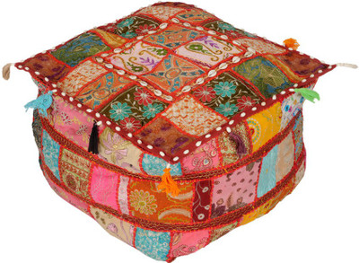

Ratash.com Fabric Pouf(Finish Color - Multicolor)