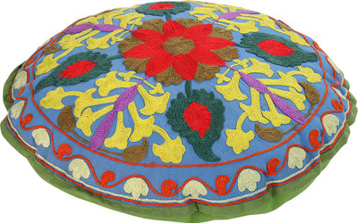 

Rajrang Fabric Pouf(Finish Color - Green)