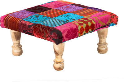 

Wood Dekor Solid Wood Standard Ottoman(Finish Color - White, Brown)