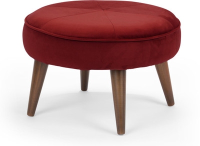 

Stoa Paris Solid Wood Pouf(Finish Color - Red)