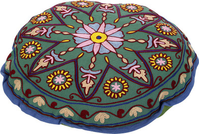 

Rajrang Fabric Pouf(Finish Color - Olive Green)