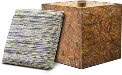 

InLiving Engineered Wood Pouf(Finish Color - Brown)