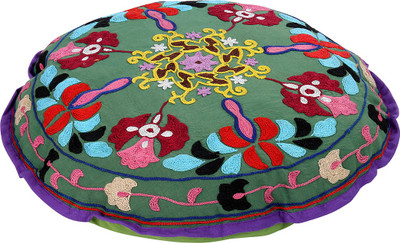 

Rajrang Fabric Pouf(Finish Color - Green)