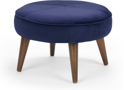 

Stoa Paris Solid Wood Pouf(Finish Color - Blue)