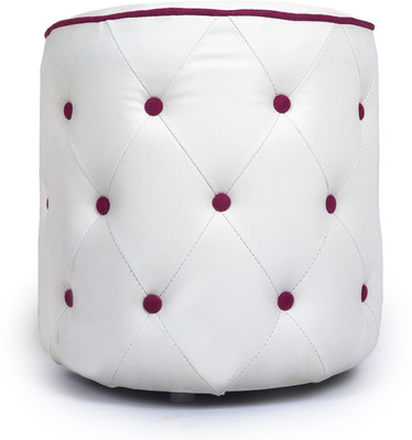 

Aadeshwar Enterprise Foam Pouf(Finish Color - White, Pink)