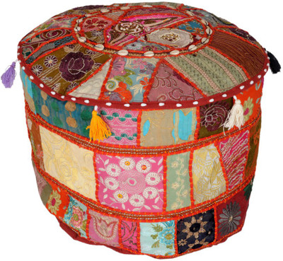 

Ratash.com Fabric Pouf(Finish Color - Multicolor)