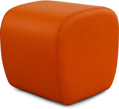 

ARRA Solid Wood Standard Ottoman(Finish Color - Orange)