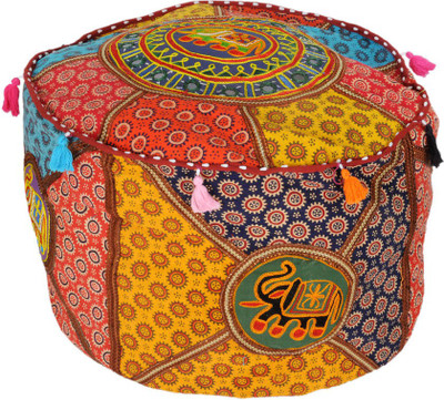 

Ratash.com Fabric Pouf(Finish Color - Multicolor)