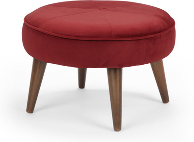 

Stoa Paris Solid Wood Pouf(Finish Color - Red)