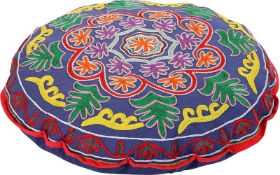 

Rajrang Fabric Pouf(Finish Color - Blue)