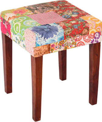 

Wood Dekor Solid Wood Standard Ottoman(Finish Color - Brown)