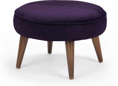 

Stoa Paris Solid Wood Pouf(Finish Color - Purple)