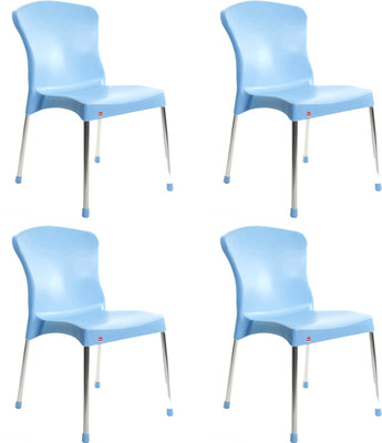 

Cello Furniture Plastic Cafeteria Chair(Finish Color - Blue)