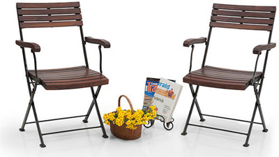 

Urban Ladder Masai Solid Wood Outdoor Chair(Finish Color - Brown)
