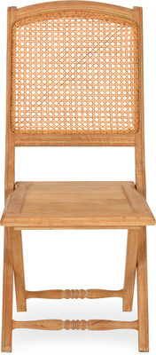

@home by Nilkamal Solid Wood Cafeteria Chair(Finish Color - Light Brown)