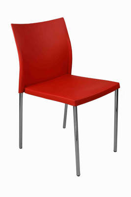 

Ventura Plastic Cafeteria Chair(Finish Color - Red)