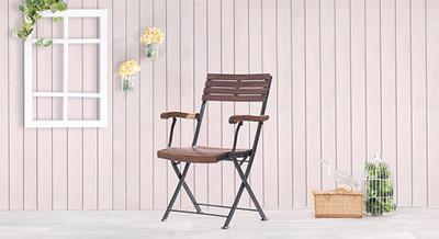 

Urban Ladder Masai Solid Wood Outdoor Chair(Finish Color - Brown)