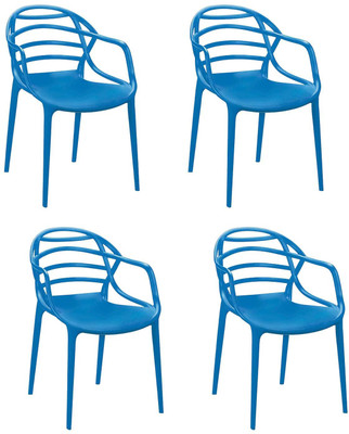 

Cello Furniture Plastic Cafeteria Chair(Finish Color - Blue)