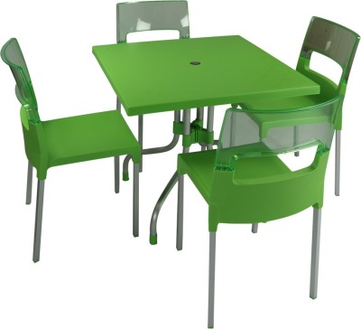 

Supreme Green::Light Green Plastic Table & Chair Set(Finish Color - Green::Light Green)