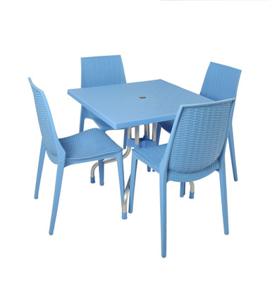 

Supreme Soft Blue Plastic Table & Chair Set(Finish Color - Soft Blue)