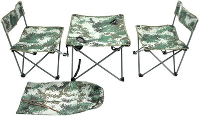 

Hawai Green Metal Table & Chair Set(Finish Color - Green)