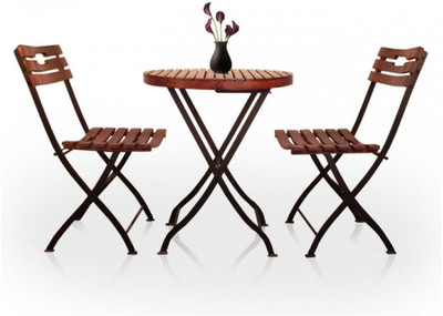 

Mart n Art OAK Metal Table & Chair Set(Finish Color - OAK)
