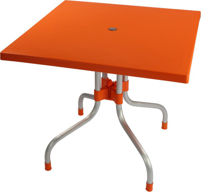 

Supreme Olive Plastic Outdoor Table(Finish Color - Orange)