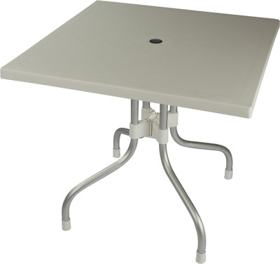 

Supreme Olive Plastic Outdoor Table(Finish Color - Milky White)