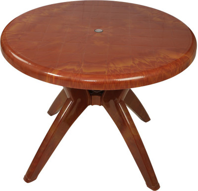 

Supreme Marina Plastic Outdoor Table(Finish Color - Teak wood)