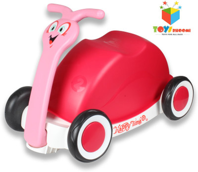 

Toys Bhoomi Multipurpose 3-in-1 Push, Pull & Ride-on Walker Snail Wagon(Pink)