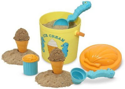 

Melissa & Doug Sunny Patch Speck Seahorse Sand Ice Cream Set(Multicolor)