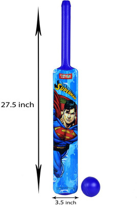 

Kreative Kids Superman Cricket Bat(Red)