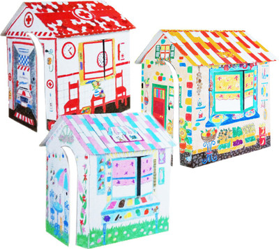 

Muren Self Color Kids 3+ Tent House(Multicolor)
