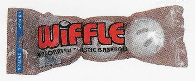 

Wiffle Ball 3 Baseball Official in Polybag(White)