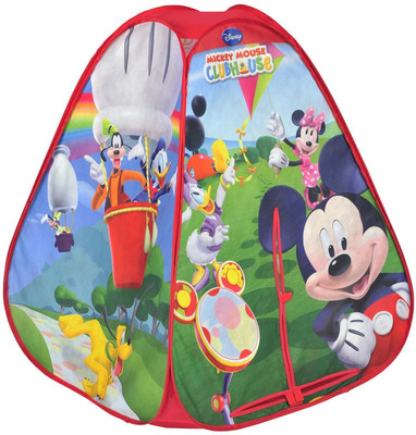 

Disney Mickey Mouse Club House 4 Panal 2 Sides Print Tent(Red)