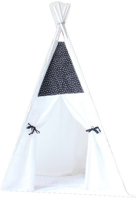 

weaverbird fabrics Teepee with Stars(White, Black), Black;white